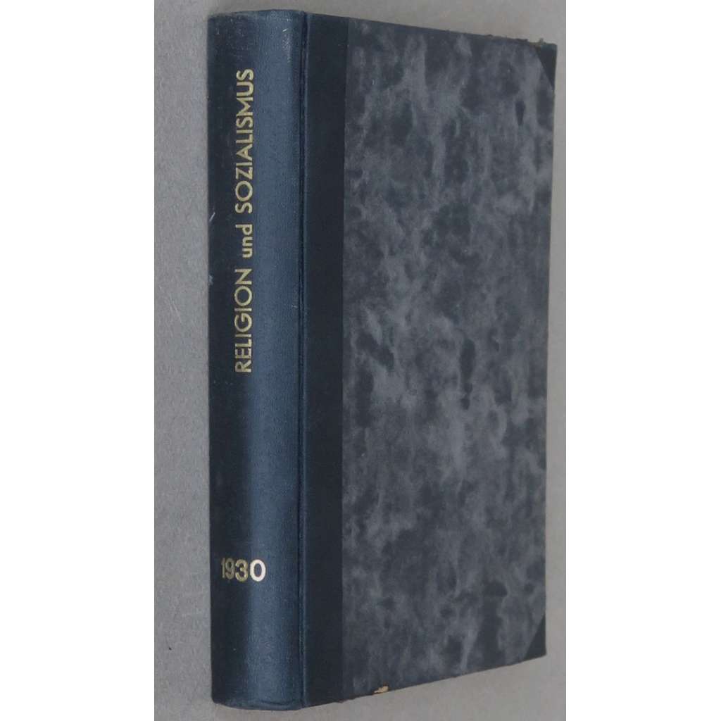 Zeitschrift für Religion und Sozialismus, roč. 1930, č. 1-6 [socialismus; křesťanství; náboženství; Německo; časopis]