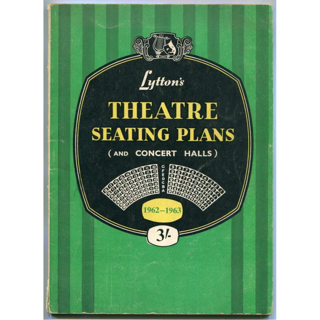 Lyttonʾs Theatre Seating Plans 1962-1963 [Plány sedadel v divadlech a koncertních sálech v Londýně na sezonu 1962/63, Londýn, divadlo - hlediště]