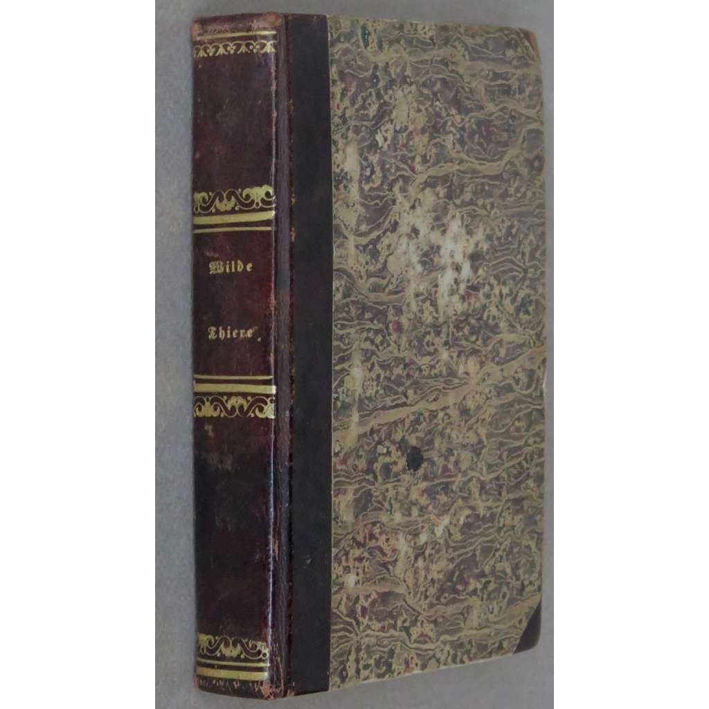 Wilde Thiere, ihre Natur, Lebensweise, Triebe, Fähigkeiten [1836; divoká zvířata; šelmy; litografie; ilustrace; zoologie]