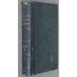 Otěčestvennyje zapiski, roč. 43, 1881, č. 5-6 [Rusko; ruský časopis; ruská literatura; politika; Отечественные записки]