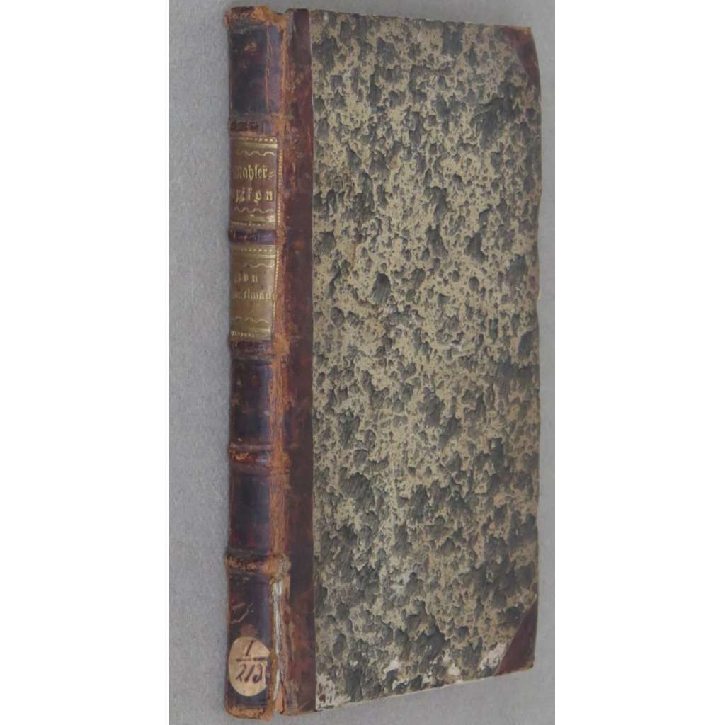 Neues Mahlerlexikon zur nähern Kenntniss alter und neuer guter Gemählde [1796; dějiny umění; slovník umělců]