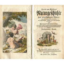 Herrn von Buffons Naturgeschichte der vierfüssigen Thiere, sv. 15 [1789; rytiny; zvířata; přírodopis; zoologie; grafika]