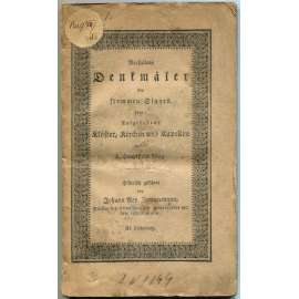 Verfallene Denkmäler des frommen Sinnes [1832; kostel svatého Kříže Většího; klášter cyriaků; kláštery; kostely; Praha]