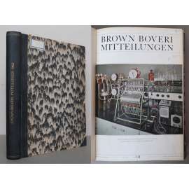 Brown Boveri Mitteilungen, Band 49, Januar – Dezember 1962, Nrn. 1-12 [elektrotechnika, elektrochemie, elektřina a paliva, elektrické stroje, odborné časopisy ]