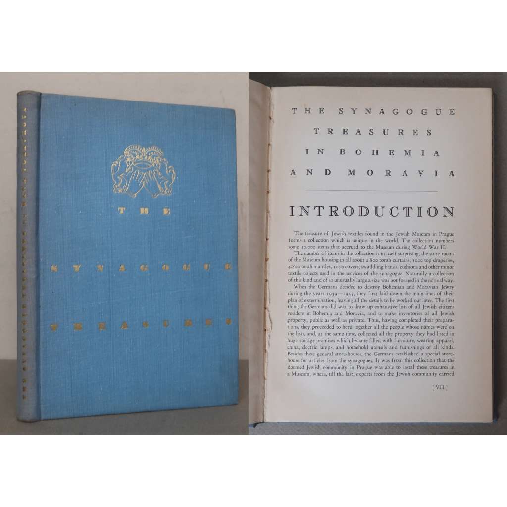 The Synagogue Treasures of Bohemia and Moravia [dějiny umění, užité umění, židovské umění, synagogální textilie]
