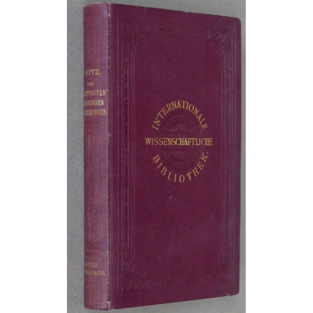 Die wichtigsten periodische Erscheinungen der Meteorologie und Kosmologie [astronomie; klimatologie; polární záře]
