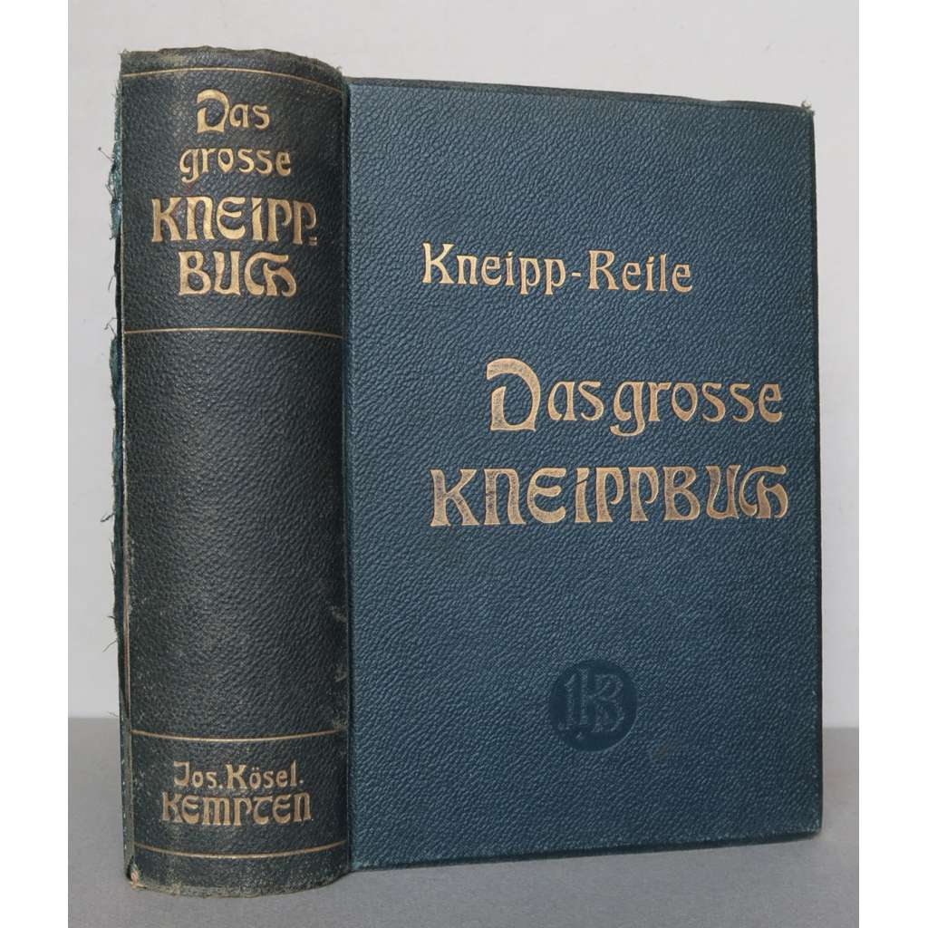 Das große Kneippbuch. Ein Volkbuch für Gesunde und Kranke  [medicína, zdraví, Kneippova terapie, kúra, hydroterapie, vodoléčba, fyziatrie, alternativní medicína, Sebastian Anton Kneipp, knajpování]