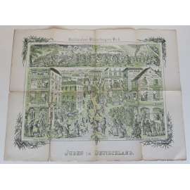 Juden in Deutschland. Politische Bilderbogen Nr. 2 [antisemitismus; židé; Německo; karikatura; karikatury]