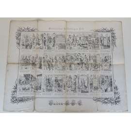 Juden-A-B-C. Politische Bilderbogen Nr. 8 [antisemitismus; židé; Německo; karikatura; karikatury]