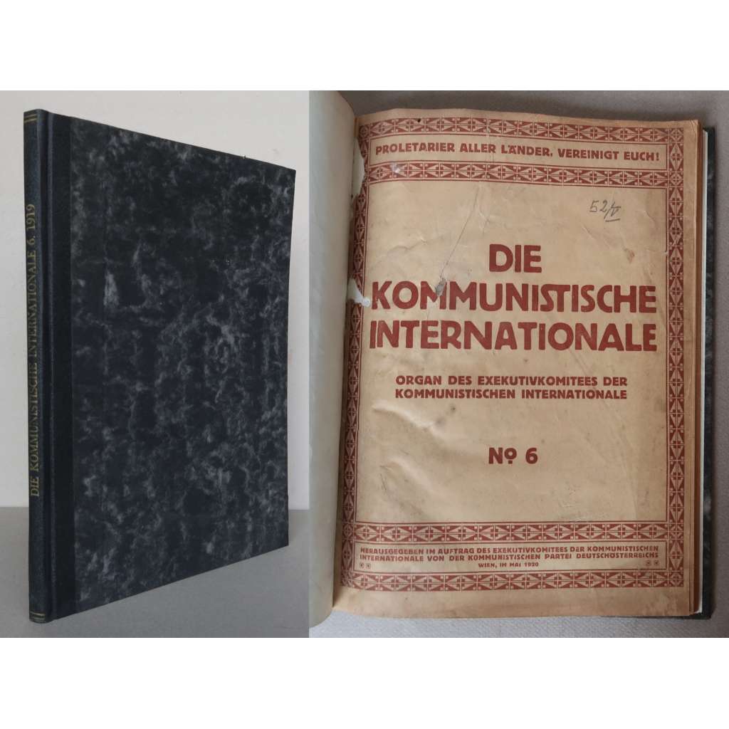 Die Kommunistische Internationale, No. 6, Oktober 1919, deutschsprachige Version [dělnické hnutí, Kominterna, Komunistická internacionála, komunismus, marxismus-leninismus, časopis]