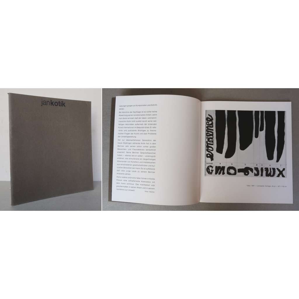 Jan Kotík: Gegenstände, Bilder, Collagen [české umění 20. století]