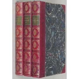 Physiologie des eleganten Lebens, 3 svazky [ilustrace; vazba; kůže; Sicherheitsdienst; Fred]