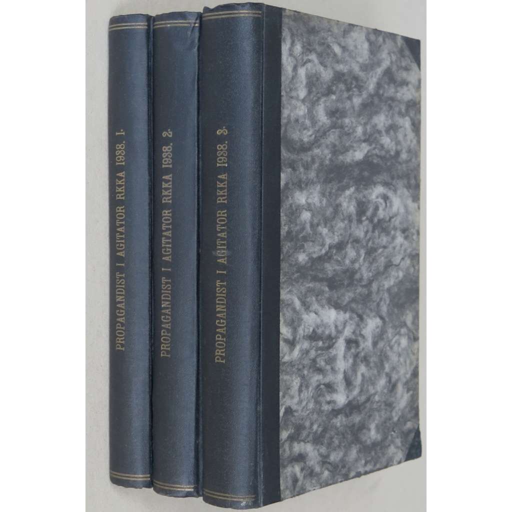 Propagandist i agitator RKKA, 1938, č. 1-24 [časopis; Rudá armáda; Sovětský svaz; SSSR; komunismus; Пропагандист и агитатор РККА]
