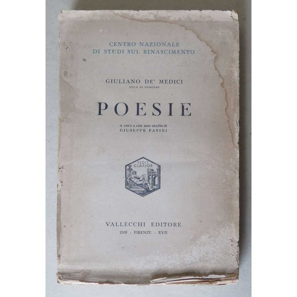 Guíliano deʾ Medici, Duca de Nemours: Poesie [italská renesanční literatura, poezie, básně, Julián Medicejský, vévoda z Nemours]