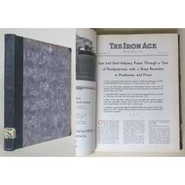 The Iron Age, Volume 127, No. 1, January 1, 1931 + Annual Review Number of the Iron Age, January 1, 1931 [ocel a železo, ocelářský a železářský průmysl, ocelářské společnosti USA, strojírenství, obchod s kovy a ekonomika USA]