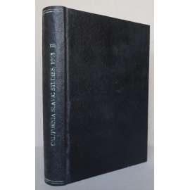 California Slavic Studies, Volume II and III [slavistika a rusistika v USA v 60. letech 20. století, odborné časopisy - jazykověda, literární věda, historie]
