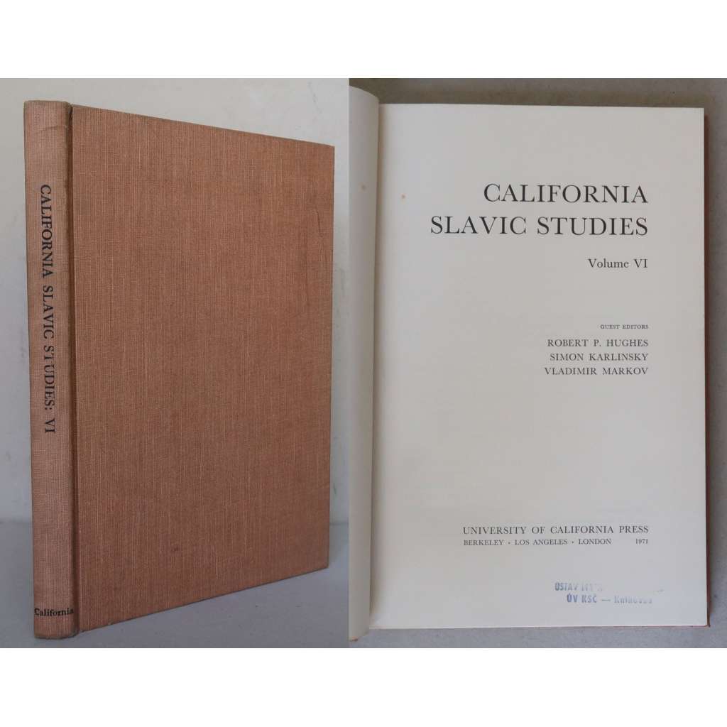 California Slavic Studies, Volume VI [slavistika a rusistika v USA 2. polovině 20. století, odborné časopisy - jazykověda, literární věda, dějiny umění]