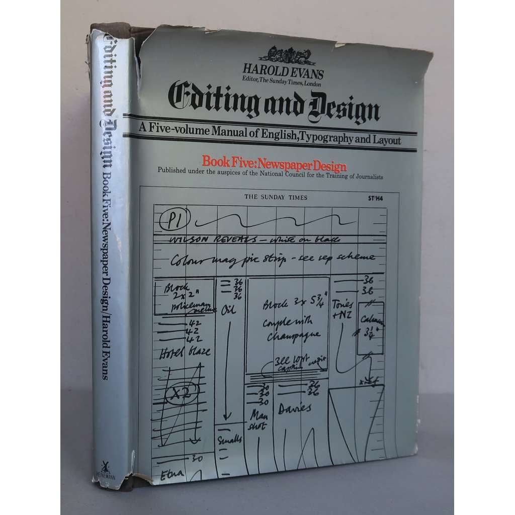 Newspaper Design [= Editing and Design. A Five-volume Manual of English, Typography and Layout; Book Five][design novin, typografie, sazba, editace, příručka pro novináře]