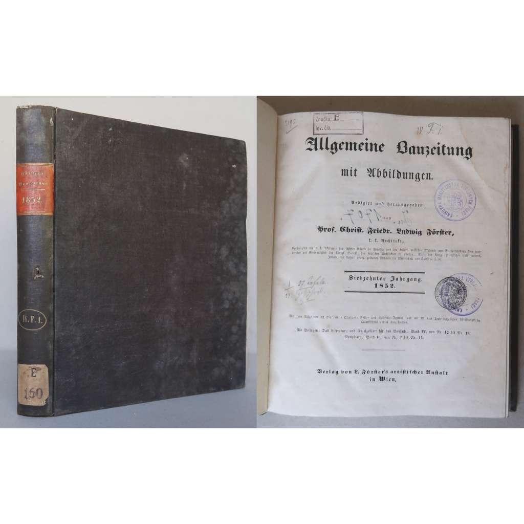 Allgemeine Bauzeitung mit Abbildungen, Siebzehnter Jahrgang, 1852
