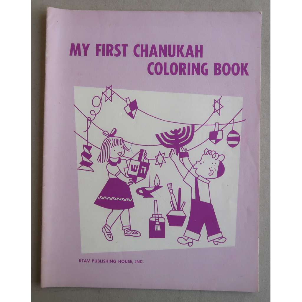 My First Chanukah Coloring Book [Chanuka, Hana a sedm synů , Svátek světel, Židé, židovské náboženství, dětské omalovánky]