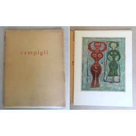 Campigli [Massimo Campigli (Max Ihlenfeld), moderní umění, kubismus, malířství, katalog výstavy 1965]