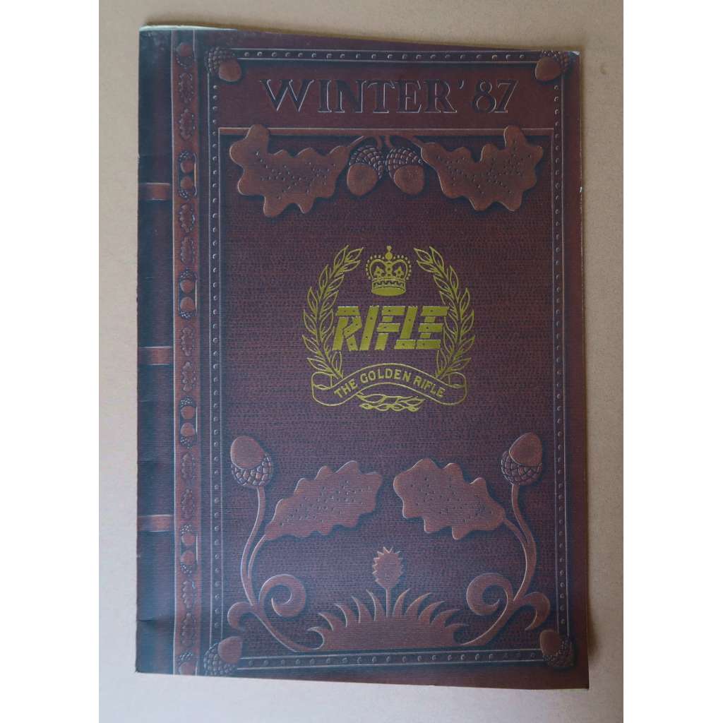 Rifle. The Golden Rifle. Winterʾ 87  [džíny, jeansy, móda - denim, italská oděvní značka Rifle - katalog Zima 1987 - oděvy a doplňky, Tuzex]