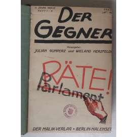 Der Gegner, Zweiter Jahr, 1920/21 [levicový politický měsíčník, komunismus, politika, satira, kariaktury, časopisy]