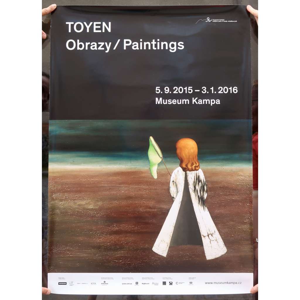 Toyen: obrazy / paintings. Museum Kampa 5. 9. 2015 - 3. 1. 2016 (plakát k výstavě, umění 20. století, surrealismus, Marie Černínová / exhibition poster)