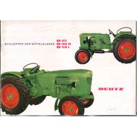 Deutz Schllepper der Mittelklasse D25, D 30 S, D 40 L [zemědělská technika, německé traktory značky Deutz, Deutz D-Serie, staré prospekty, reklamní materiál, oldtimer traktory]