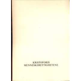 Kristoforis Menneskerettighetene (kniha reprodukcí - Jan Kristofori + podpis) 1976