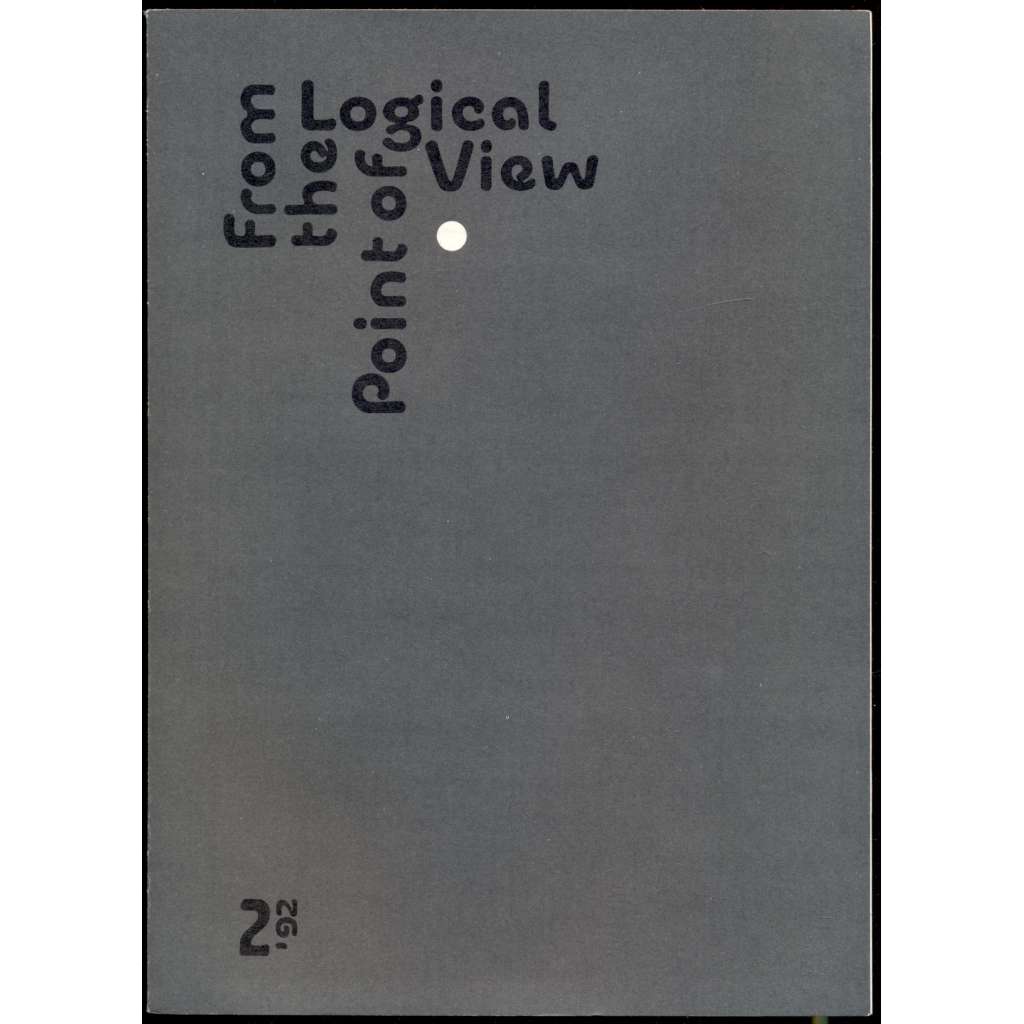 From the Logical Point of View '92/2