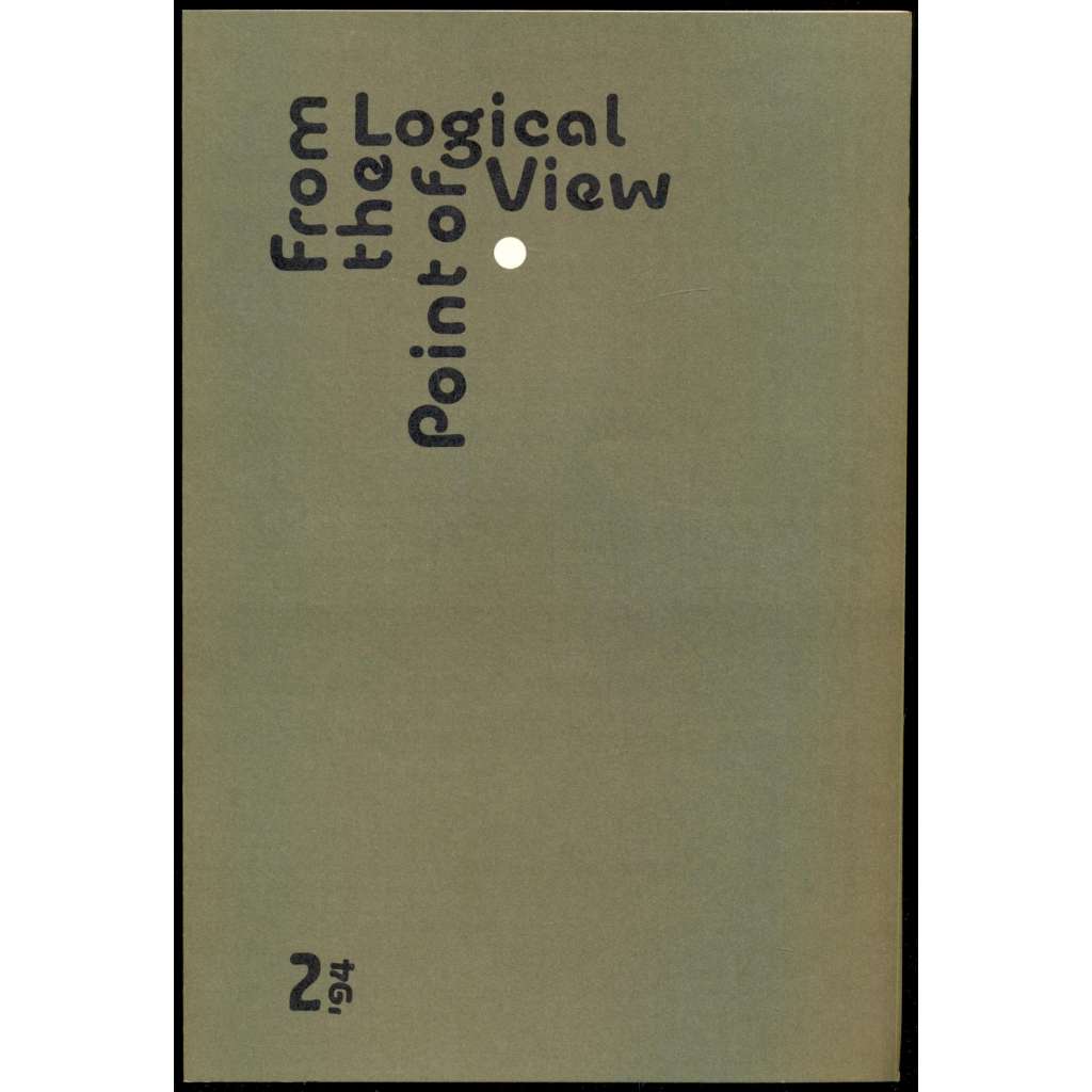 From the Logical Point of View '94/2