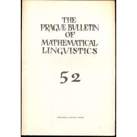 The Prague Bulletin of Mathematical Linguistics 52 (1989)