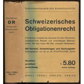 Schweizerisches Obligationenrecht [oblikace, sbírka zákonů, Švýcarsko]