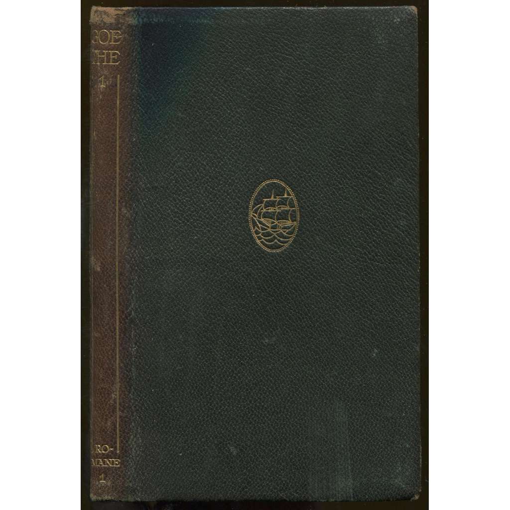 Goethes Romane und Novellen, Band I [= Großherzog Wilhelm Ernst Ausgabe] [vazba kůže, německá literatura]