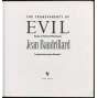 The Transparency of Evil: Essays on Extreme Phenomena. Translated by James Benedict	[sociologie, zlo]