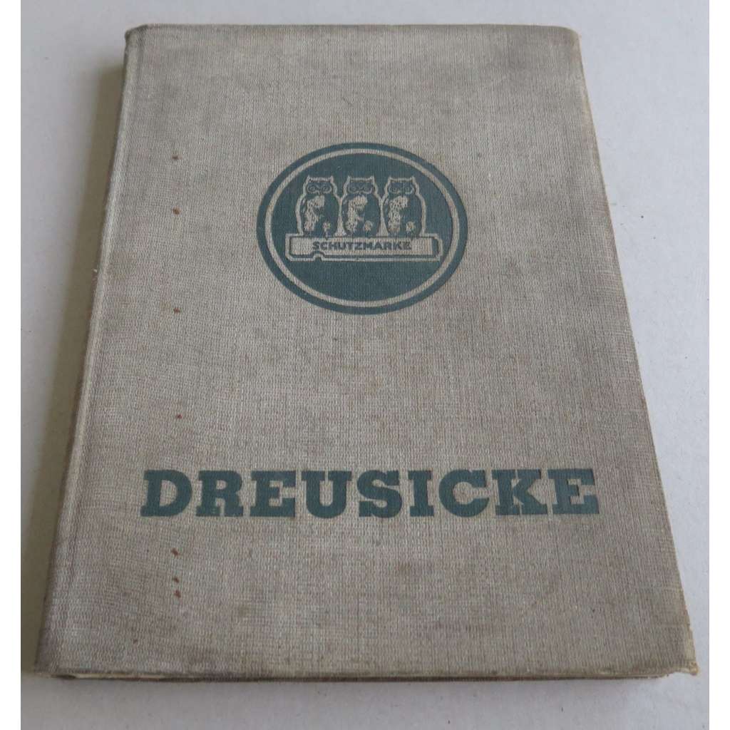 Hauptkatalog. Ausgabe 1937. Wilhelm Dreusicke & Co. G. m. b. H. Fabrikation und Großhandel technischer Bedarfsartikel für die Büromaschinen-Industrie [prodejní katalog, kancelářké vybavení]