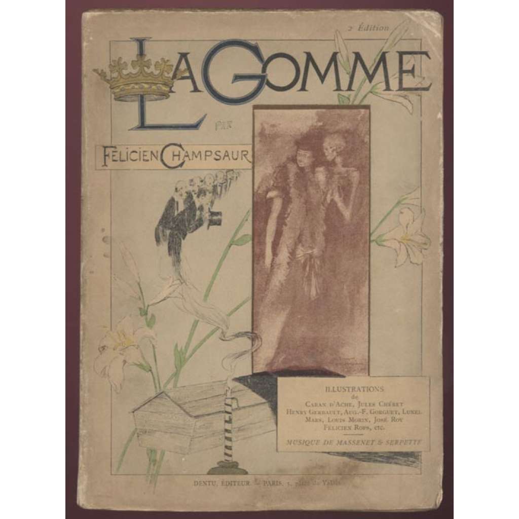 La Gomme. Pièce en 3 actes. 2e Édition [divadlo, francouzská literatura]