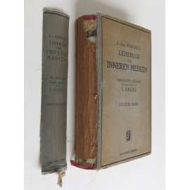 J. von Mering's Lehrbuch der Inneren Medizin. Vierzehnte, durchgesehene und verbesserte Auflage. Zweiter Band. Mit 200 Abbildungen im Text und 8 Tafeln [vnitřní medicína, učebnice]