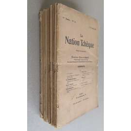 La Nation Tchèque. Revue bi-mensuelle; 4ème Anné - Nos. 1-22 (1918-1919) [časopis, národ, národovectví]