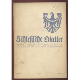 Altschlesische Blätter; 2/3 (1942) = Schlesische Blätter, Ausgabe B, Mittleilungen des Landesamtes für Vorgeschichte und des schlesischen Altermusvereins; Jahrg. 4 1942, Folge 2/3 [časopis, pravěk, archeologie, Slezsko]