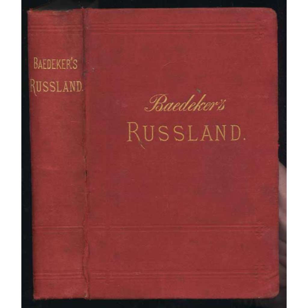 West- und Mittel-Russland. Handbuch für Reisende. Mit 7 Karten und 13 Plänen [bedekr, místopis, průvodce, Rusko, první vydání]