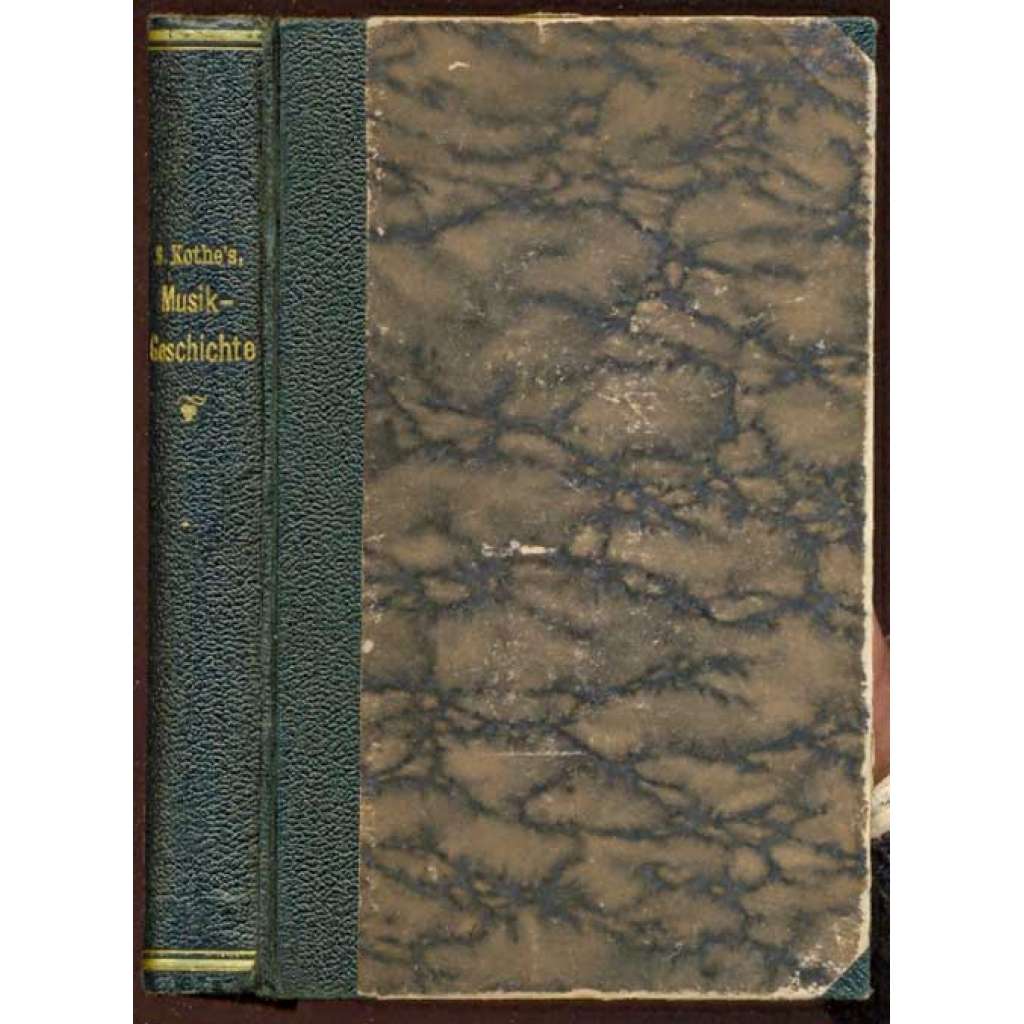 B. Kothe’s Abriss der allgemeinen Musikgeschichte. Achte, auf Grund der neuesten Forschungen vollständig umgearbeitete Auflage. Mit vielen Abbildungen, Porträts und Notenbeilagen [dějiny hudby, hudba]
