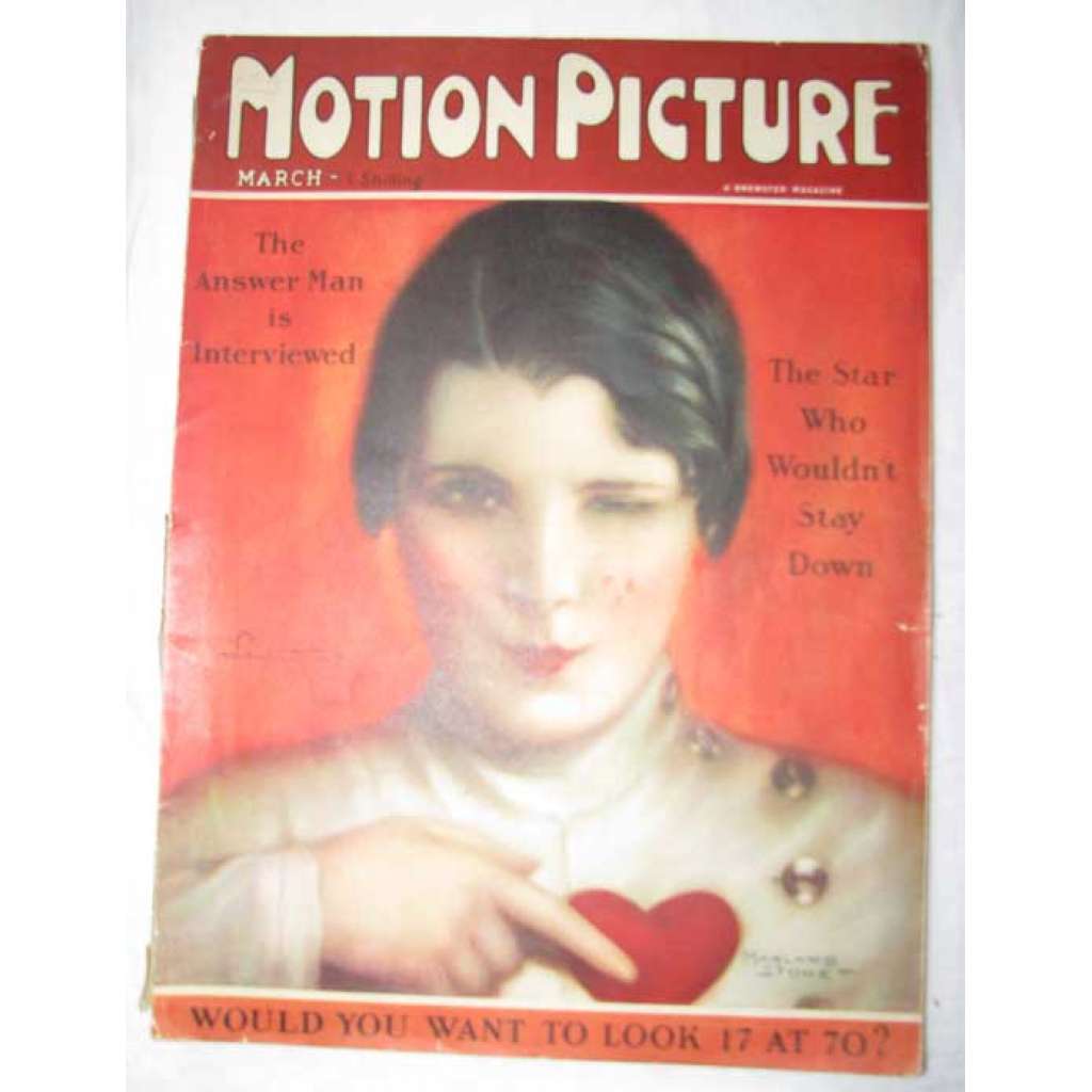 Motion Picture Magazine; Vol. XXX March, 1926, Number 8	[film, kinematografie, USA, 20. léta]
