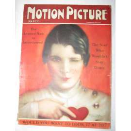 Motion Picture Magazine; Vol. XXX March, 1926, Number 8	[film, kinematografie, USA, 20. léta]