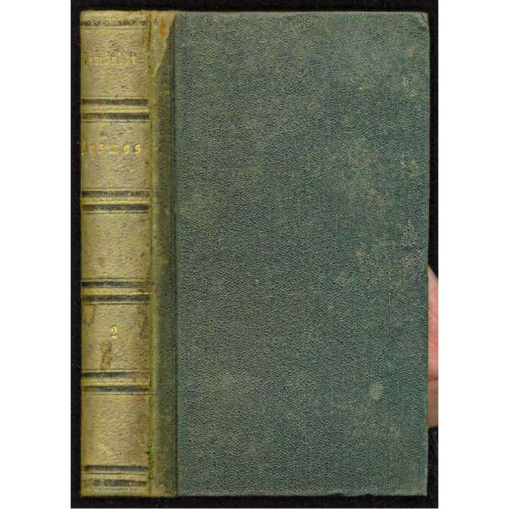 Kosmos. Entwurf einer physischen Weltbeschreibung. Zweiter Band [přírodní vědy, apart, vazba kůže]