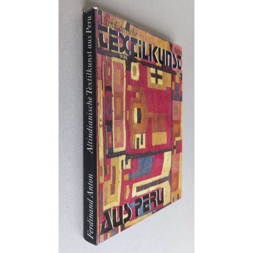 Altindianische Textilkunde aus Peru [textilie, předení, Indiáni]