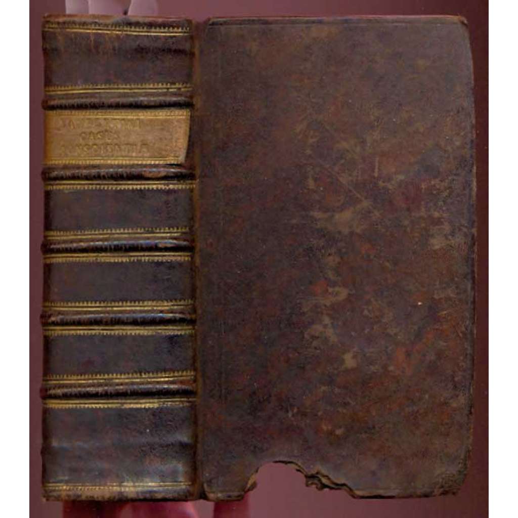 [konvolut 4 děl, 1:] Casus conscientiae de mandato olim eminentissimi S.R.E. cardinalis prosperi Lambertini … Propositi ac resoluti … editio secunda ... [náboženství, staré tisky, vazba kůže]