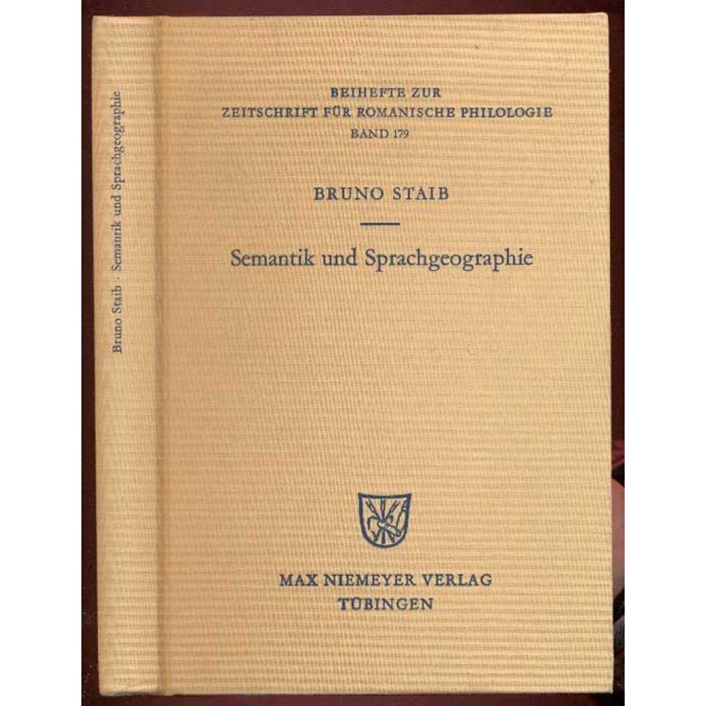 Semantik und Sprachgeographie. Untersuchungen zur strukturell-semantischen Analyse des dialektalen Wortschatzes [= Beihefte zur Zeitschrift für romanische Philologie; Band 179] [semantika, jazykověda]