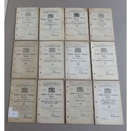 Field Service Pocket Book [Konvolut 12 různých vojenských přiruček, Spojené království, Druhá světová válka]